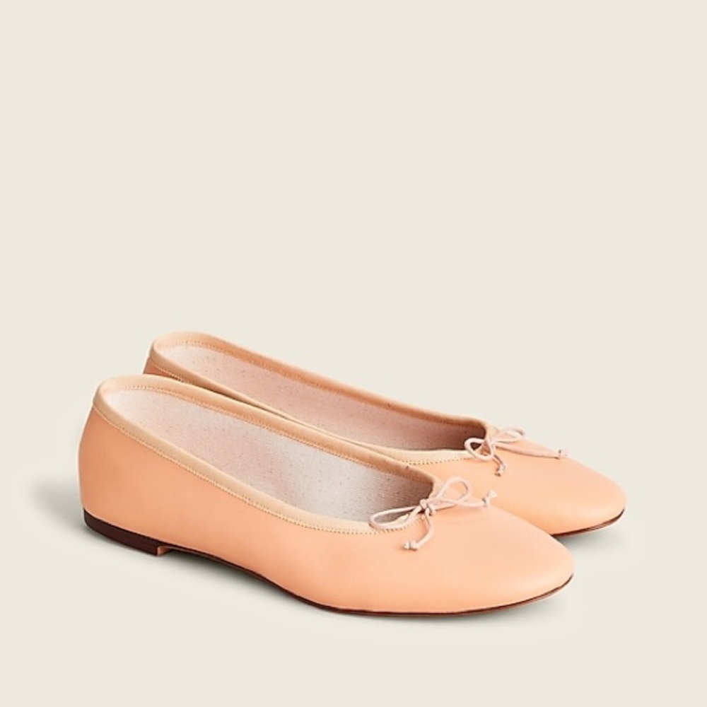 J. Crew Zoe ballet flats in leather